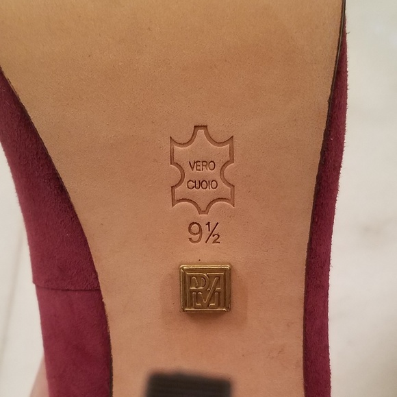 NWOT Suede Pour Le Victoire Irina Pumps 9.5 - Picture 5 of 6
